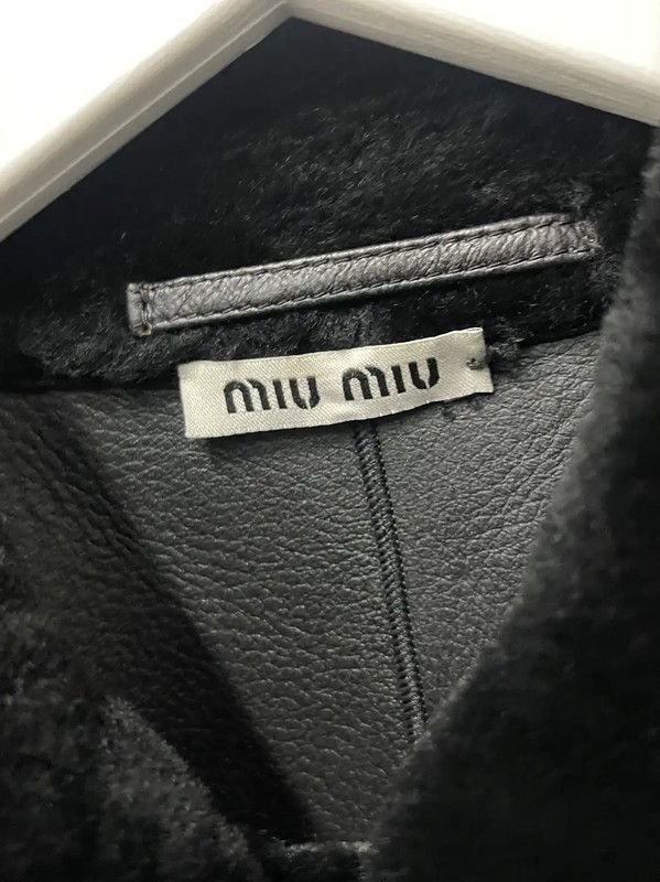 Miu Miu Miu Miu Color-Block Women's Coat 0089 Size ONE SIZE - 6 Thumbnail