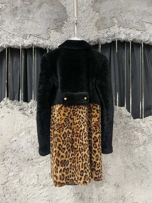 Miu Miu Miu Miu Color-Block Women's Coat 0089 Size ONE SIZE - 2 Thumbnail