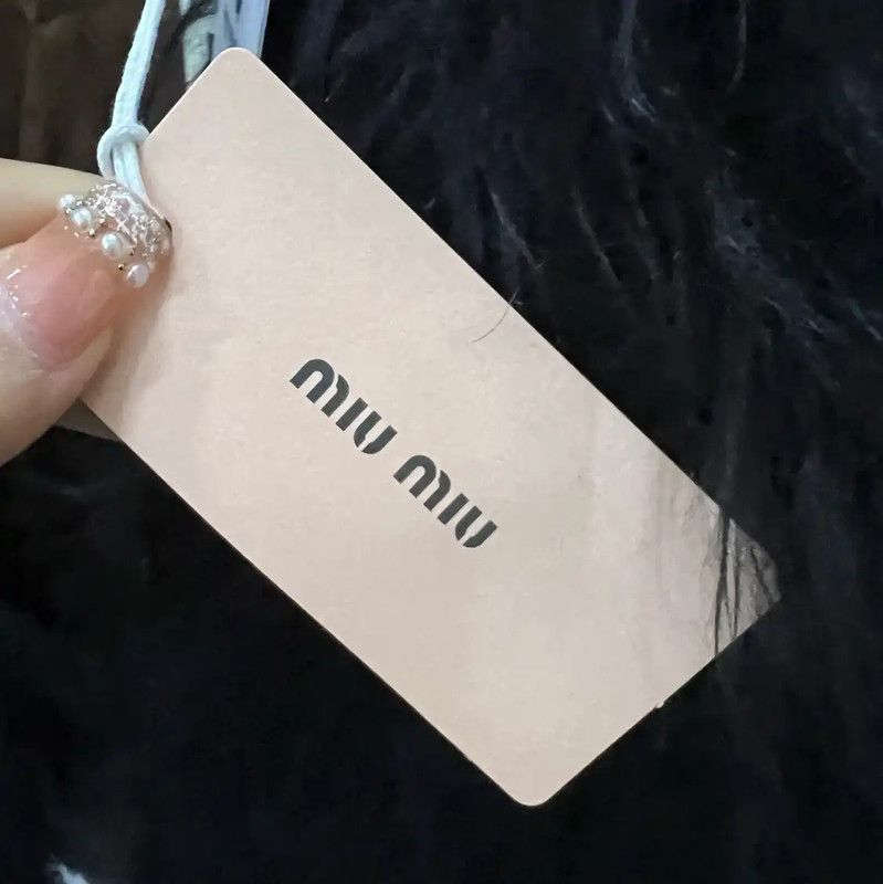 Miu Miu Miu Miu Spring Autumn Beige Cotton Jacket 0089 Size ONE SIZE - 5 Thumbnail