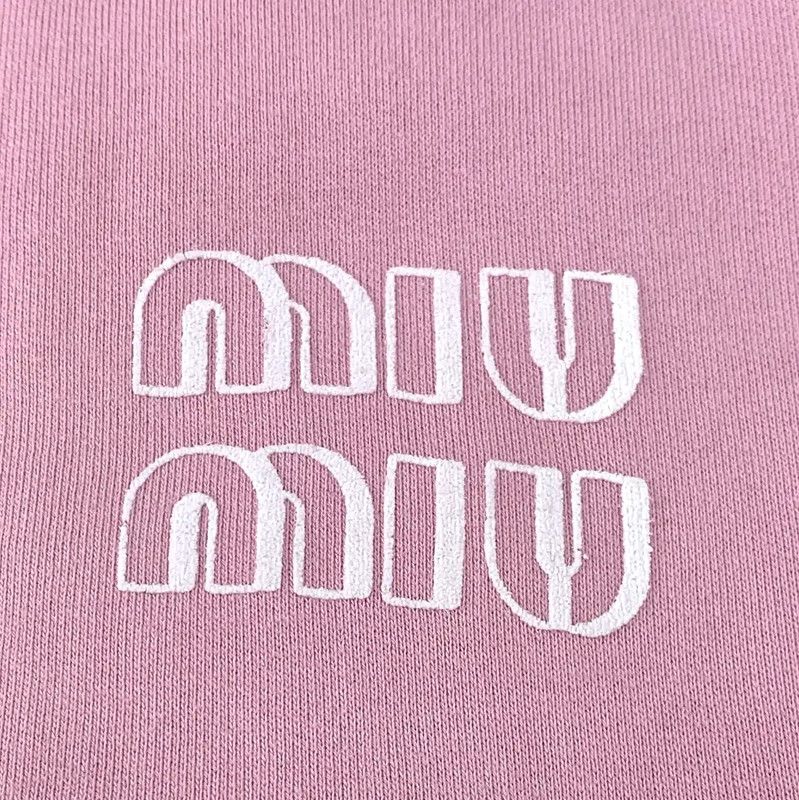 Miu Miu Miu Miu Pink Cotton Women's Jacket 0089 Size XS / US 0-2 / IT 36-38 - 6 Thumbnail