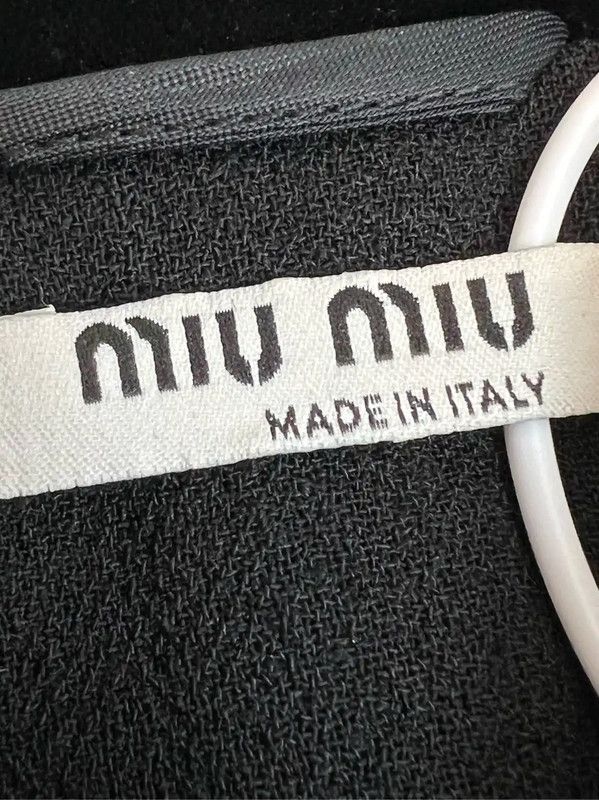 Miu Miu Black Wool Women's Coat 0089