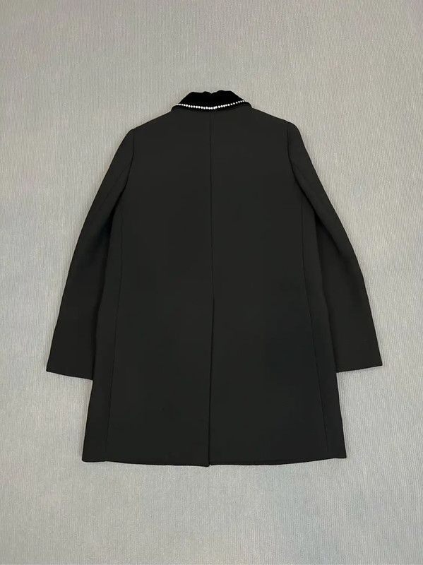 Miu Miu Black Wool Women's Coat 0089