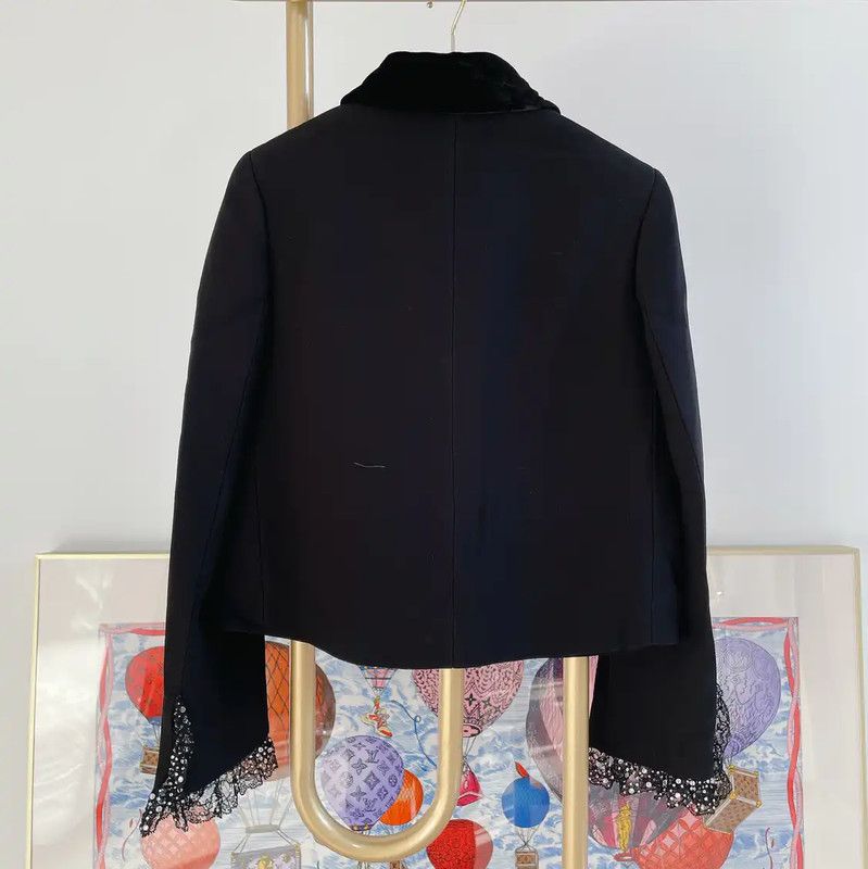 Miu Miu Miu Miu Black Fall Jacket for Women 0089 Size M / US 6-8 / IT 42-44 - 2 Thumbnail