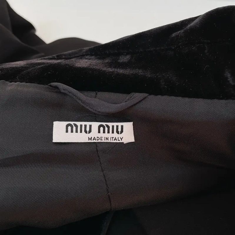 Miu Miu Miu Miu Black Fall Jacket for Women 0089 Size M / US 6-8 / IT 42-44 - 6 Thumbnail