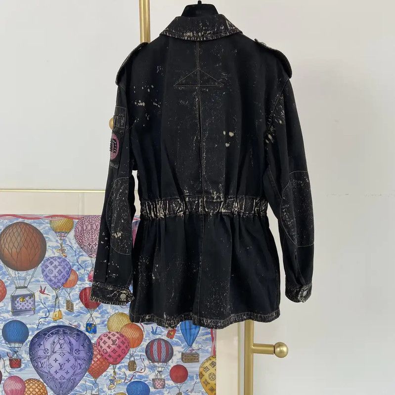 Miu Miu Miu Miu Black Cotton Women's Spring Jacket 0089 Size XS / US 0-2 / IT 36-38 - 2 Thumbnail