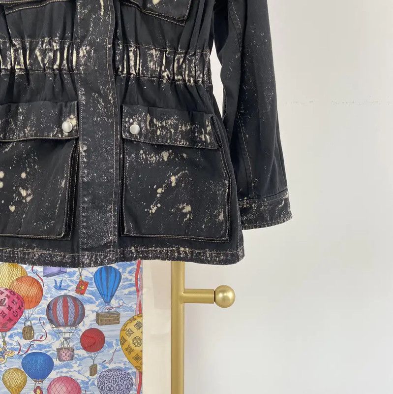 Miu Miu Miu Miu Black Cotton Women's Spring Jacket 0089 Size XS / US 0-2 / IT 36-38 - 4 Thumbnail