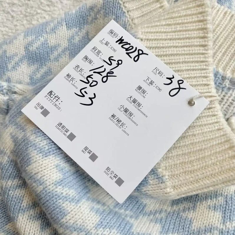 Miu Miu Miu Miu Light Blue Cashmere Cardigan 0089 Size ONE SIZE - 7 Thumbnail