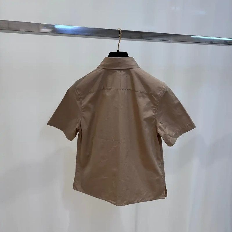 Miu Miu Miu Miu Khaki Women's Shirt 0089 Size M / US 6-8 / IT 42-44 - 2 Thumbnail