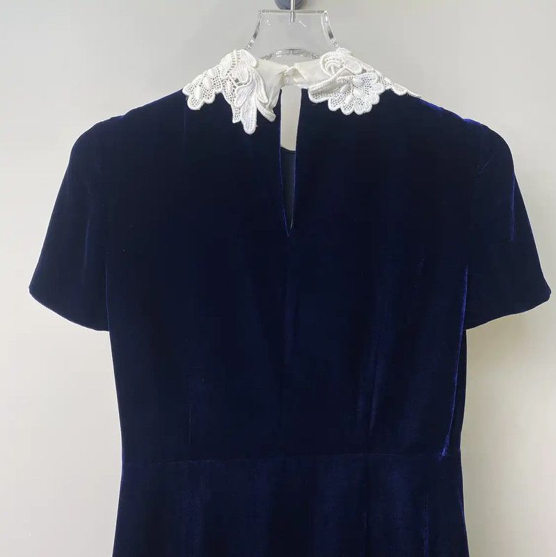 Miu Miu Miu Miu Blue Cotton Women’s Dress Size S 0089 Size S / US 4 / IT 40 - 4 Thumbnail