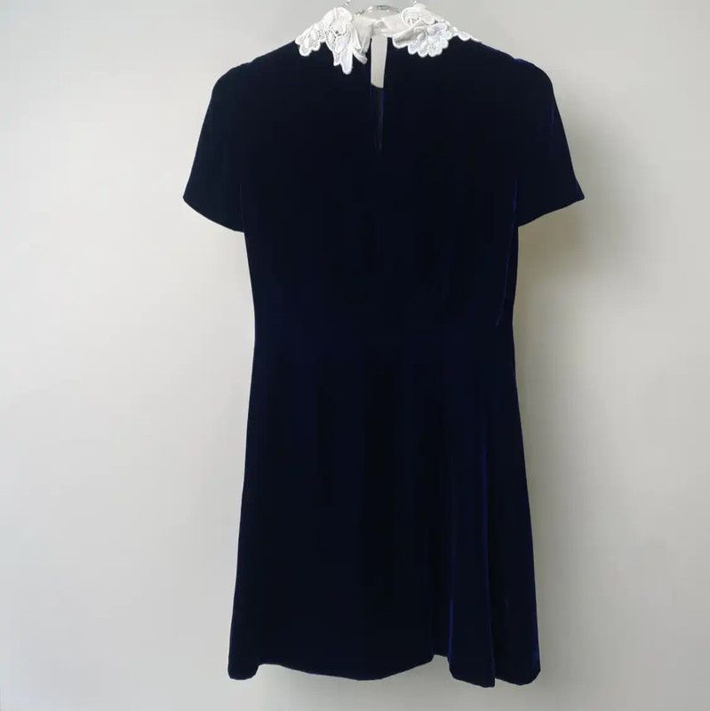 Miu Miu Miu Miu Blue Cotton Women’s Dress Size S 0089 Size S / US 4 / IT 40 - 2 Thumbnail