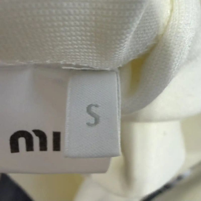 Miu Miu Miu Miu White Cotton Women's Sweatshirt 0089 Size S / US 4 / IT 40 - 4 Thumbnail