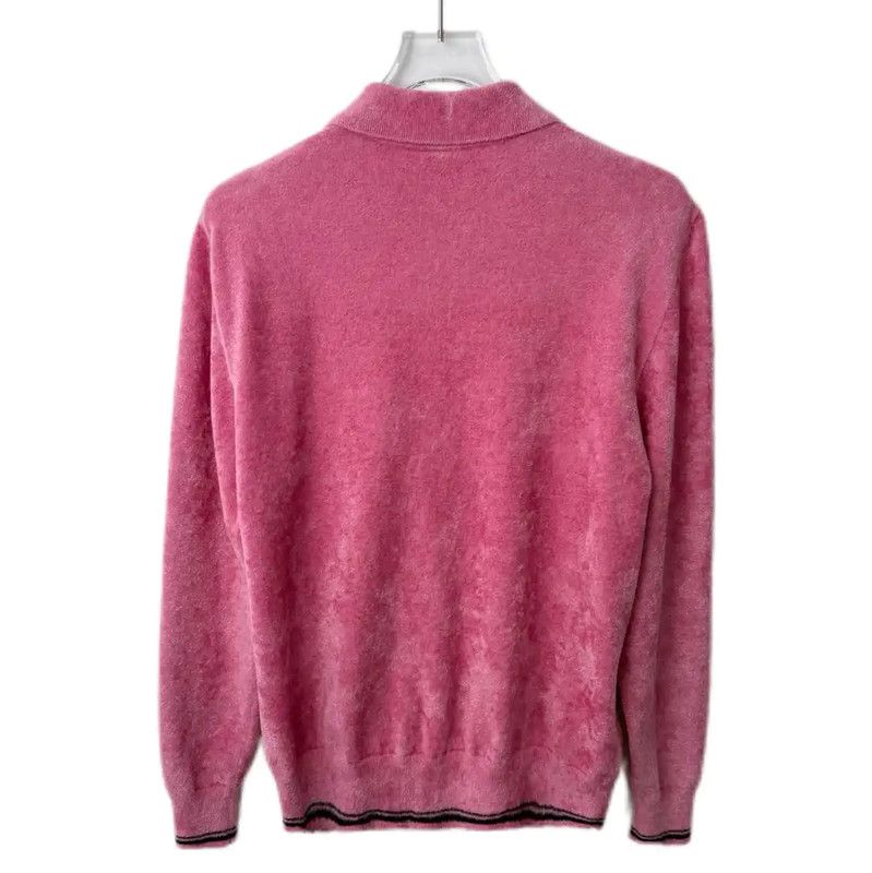 Miu Miu Miu Miu Pink Cotton Blend Women's Jacket 0089 Size L / US 10 / IT 46 - 2 Thumbnail