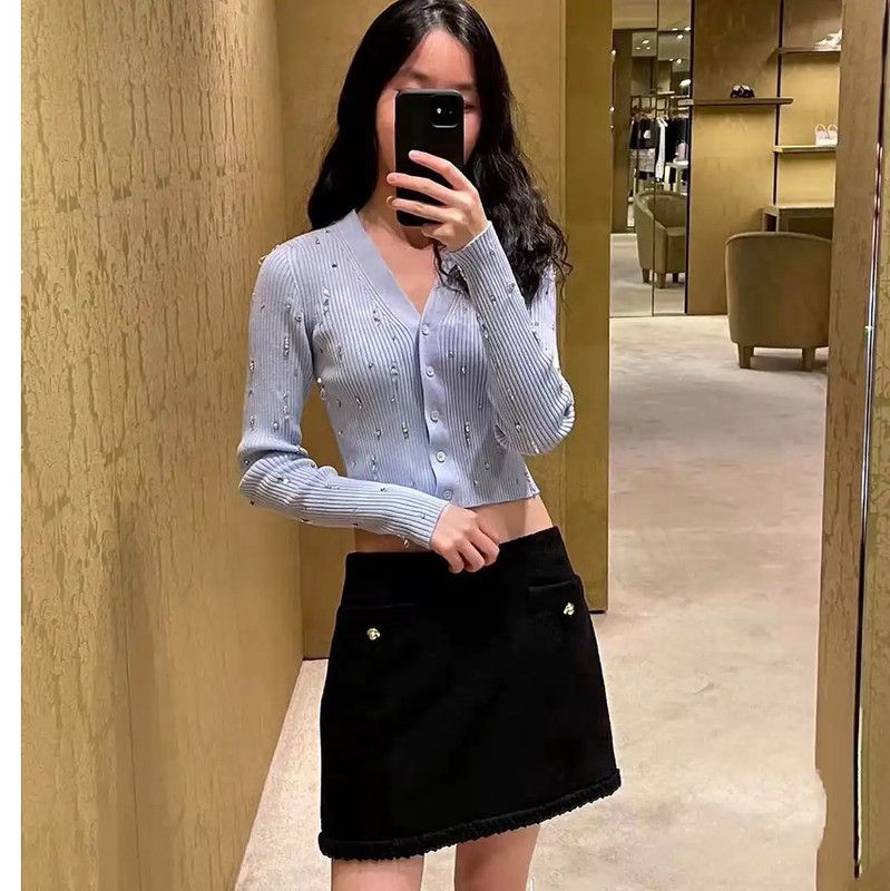 Miu Miu Miu Miu Blue Wool Pullover Sweater for Women 0089 Size M / US 6-8 / IT 42-44 - 8 Thumbnail