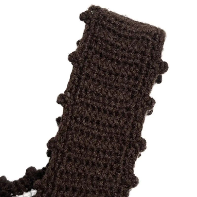 Miu Miu Miu Miu Brown Cotton Knitted Pullover 0089 Size M / US 6-8 / IT 42-44 - 3 Thumbnail