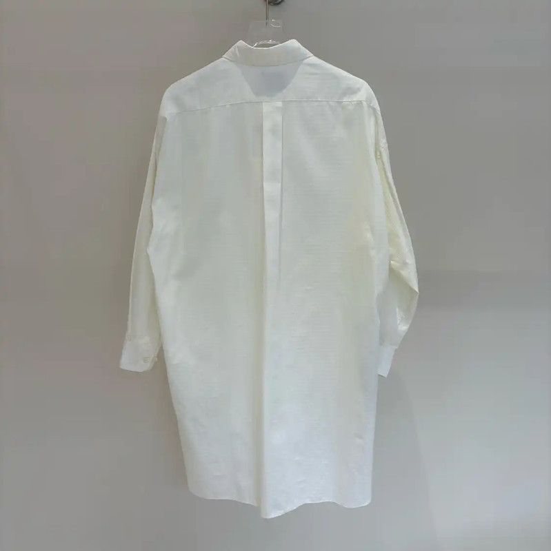 Miu Miu Miu Miu Cotton Printed Long Sleeve Shirt 0089 Size S / US 4 / IT 40 - 2 Thumbnail