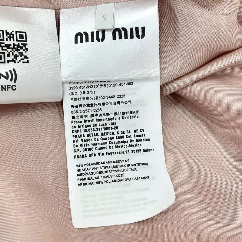 Miu Miu Miu Miu Pink Women's Jacket 0089 Size S / US 4 / IT 40 - 6 Thumbnail