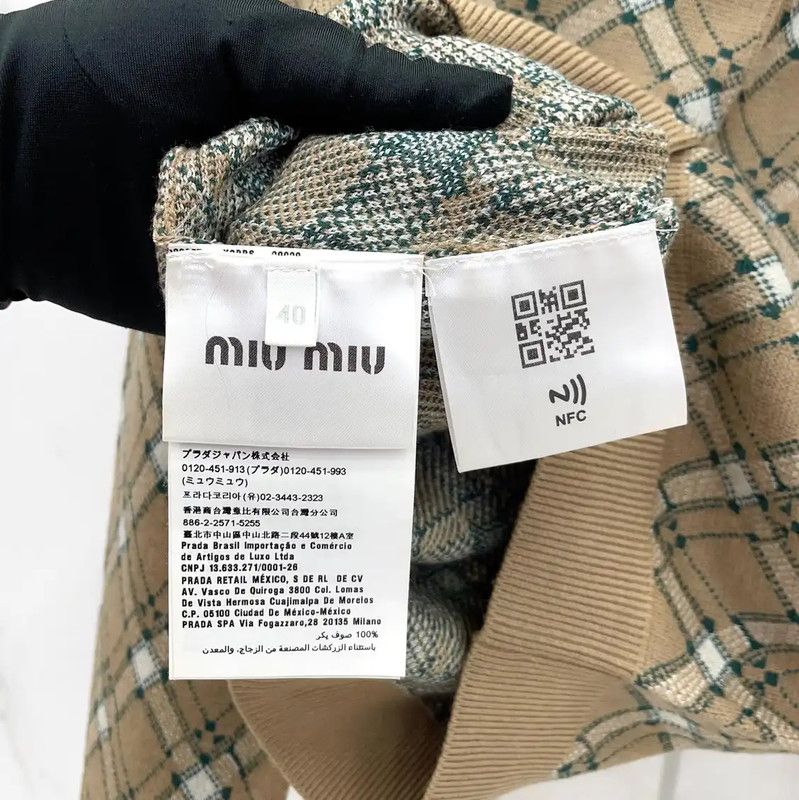 Miu Miu Miu Miu Brown Wool Long Sleeve Sweater 0089 Size M / US 6-8 / IT 42-44 - 8 Thumbnail