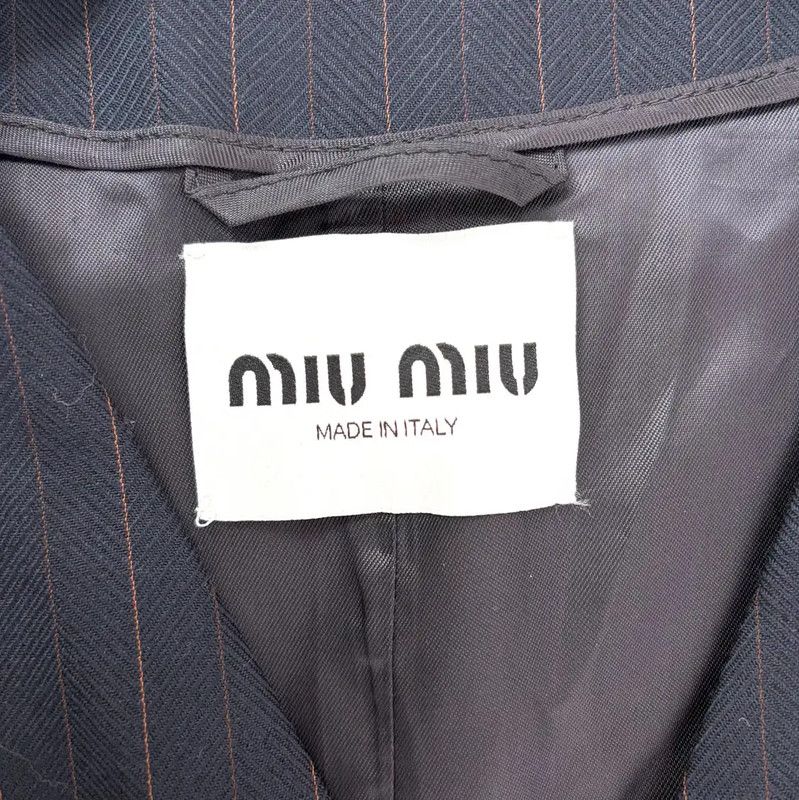 Miu Miu Miu Miu Black Sleeveless Dress 0089 Size ONE SIZE - 3 Thumbnail