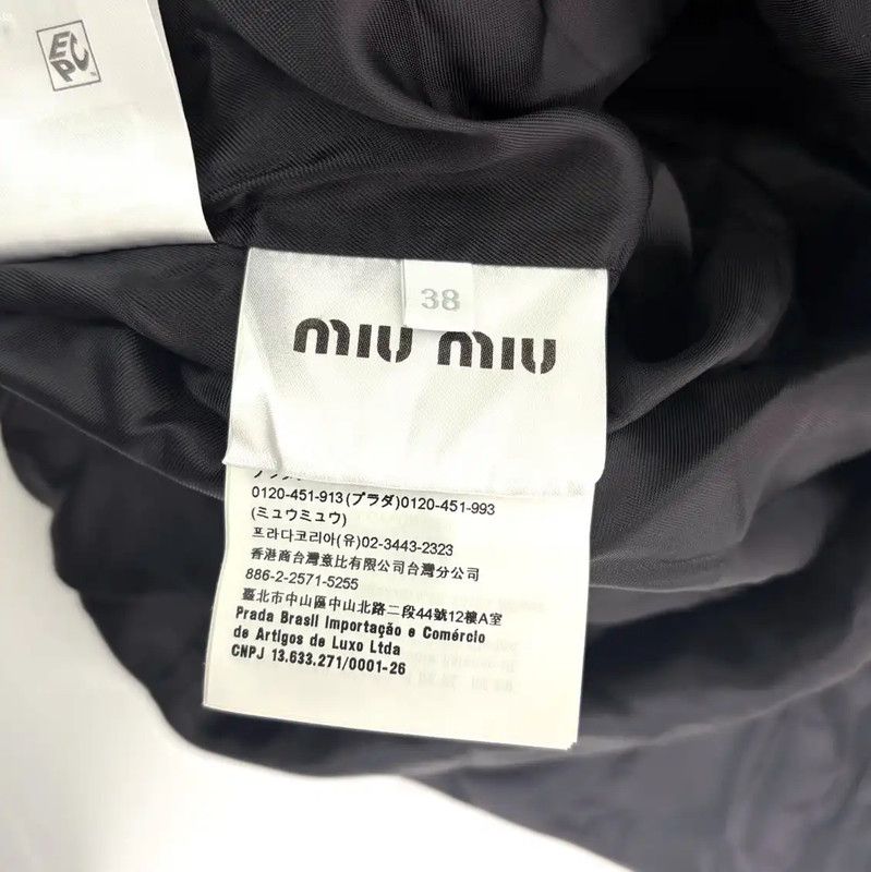 Miu Miu Miu Miu Black Sleeveless Dress 0089 Size ONE SIZE - 5 Thumbnail