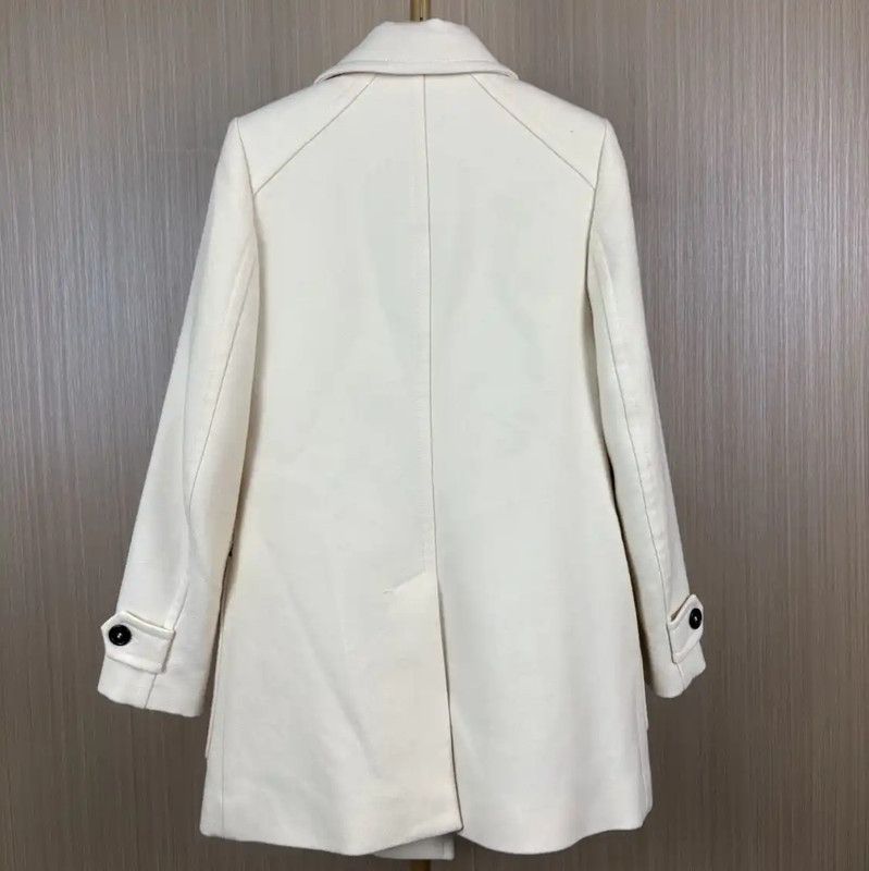 Miu Miu Miu Miu Ivory Wool Women's Coat 0089 Size L / US 10 / IT 46 - 2 Thumbnail