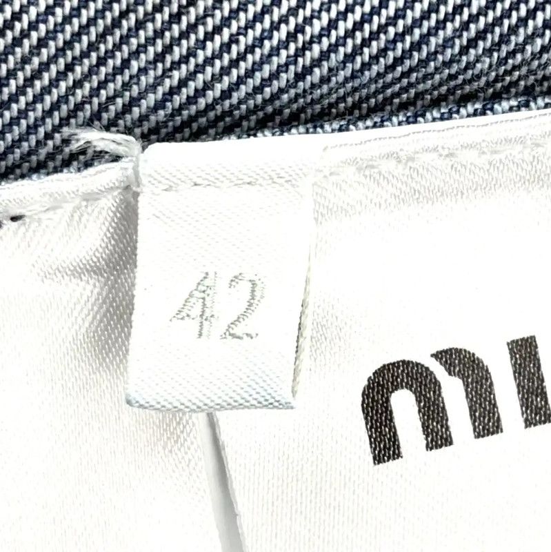 Miu Miu Miu Miu Blue Cotton Shirt for Women 0089 Size ONE SIZE - 5 Thumbnail