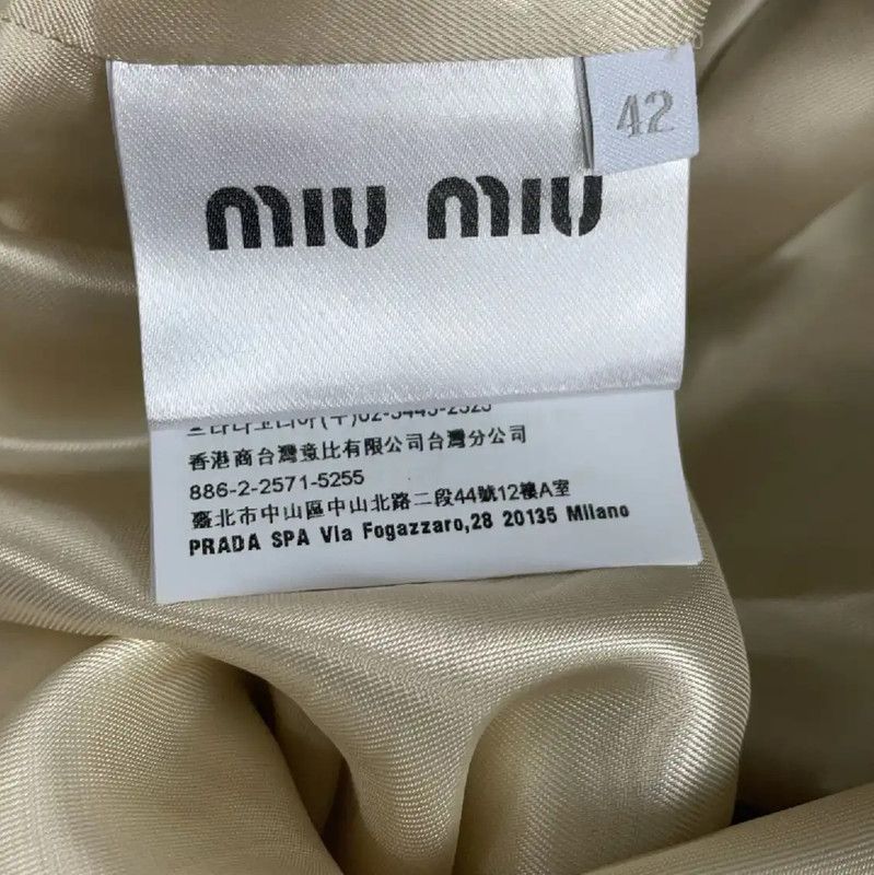 Miu Miu Miu Miu Floral Printed Nylon Women's Coat 0089 Size L / US 10 / IT 46 - 4 Thumbnail