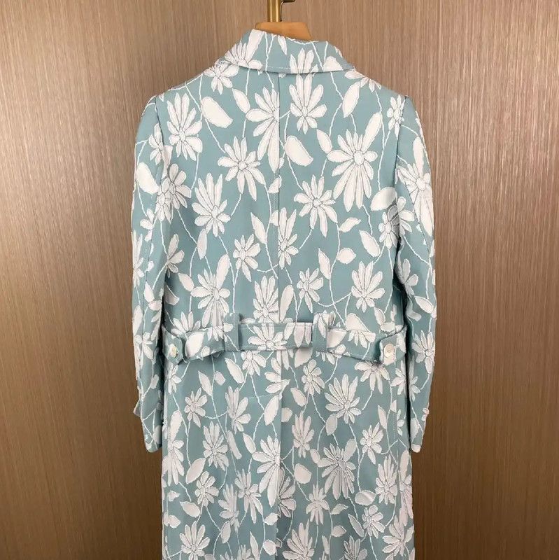 Miu Miu Miu Miu Floral Printed Nylon Women's Coat 0089 Size L / US 10 / IT 46 - 2 Thumbnail