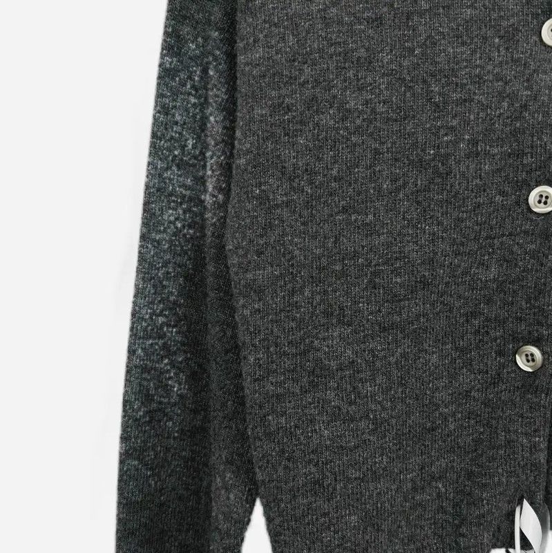 Miu Miu Miu Miu Gray Cotton Long Sleeve Sweater 0089 Size M / US 6-8 / IT 42-44 - 4 Thumbnail