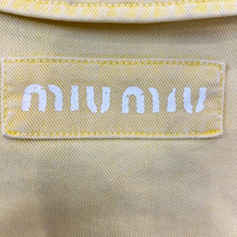 Miu Miu Miu Miu Yellow Women's Winter Jacket 0089 Size XS / US 0-2 / IT 36-38 - 5 Thumbnail