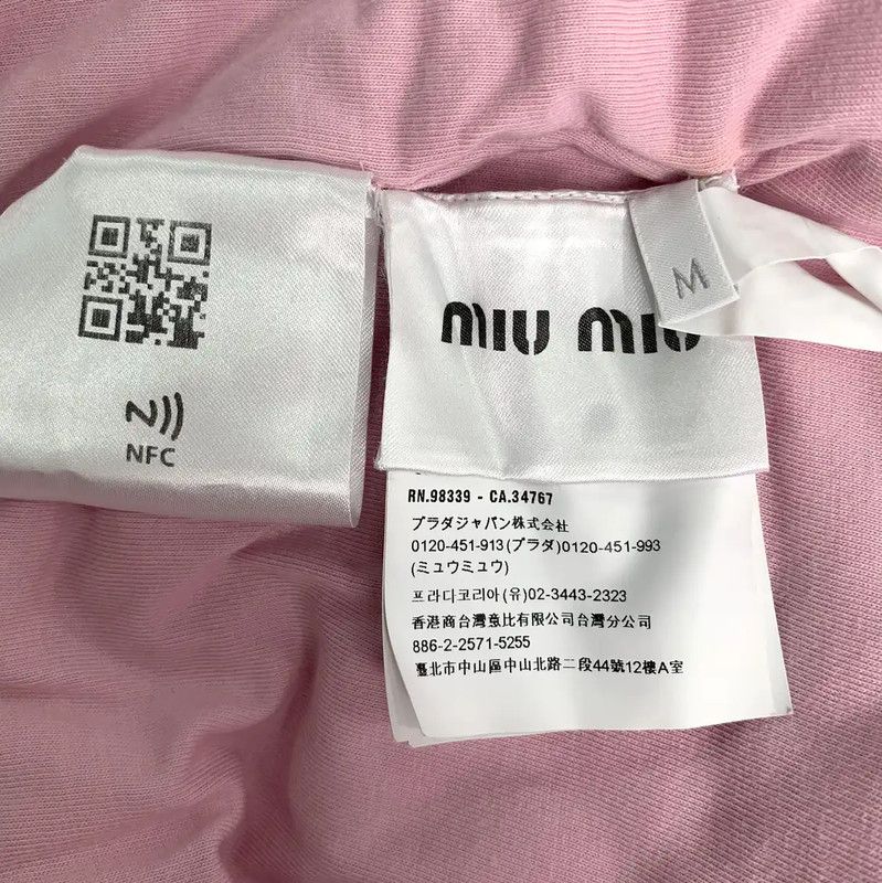 Miu Miu Miu Miu Pink Cotton Women's Jacket 0089 Size M / US 6-8 / IT 42-44 - 6 Thumbnail