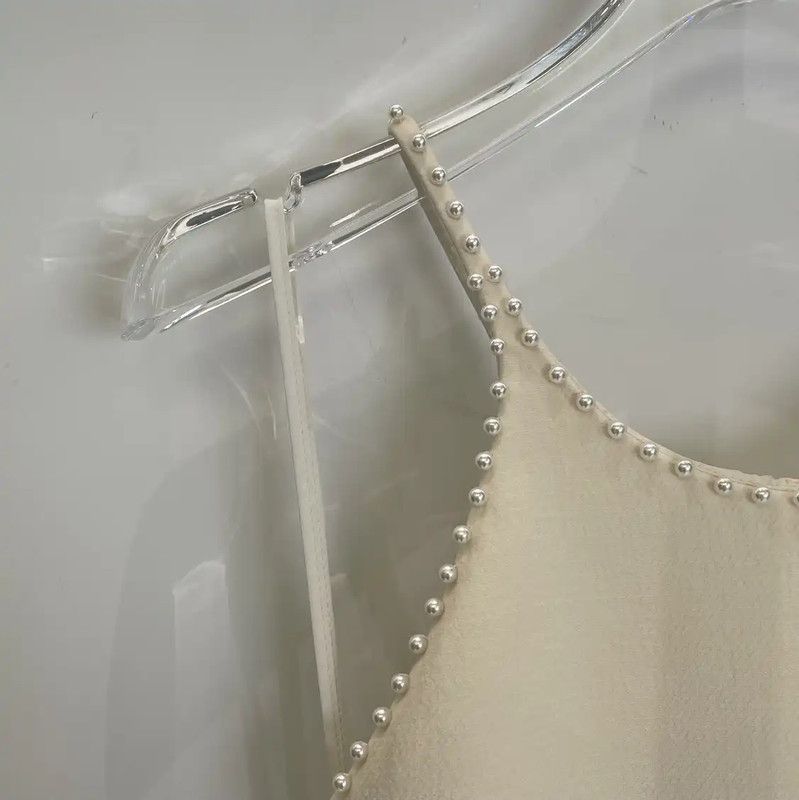 Miu Miu Miu Miu Beige Wool Women's Dress Size S 0089 Size S / US 4 / IT 40 - 3 Thumbnail