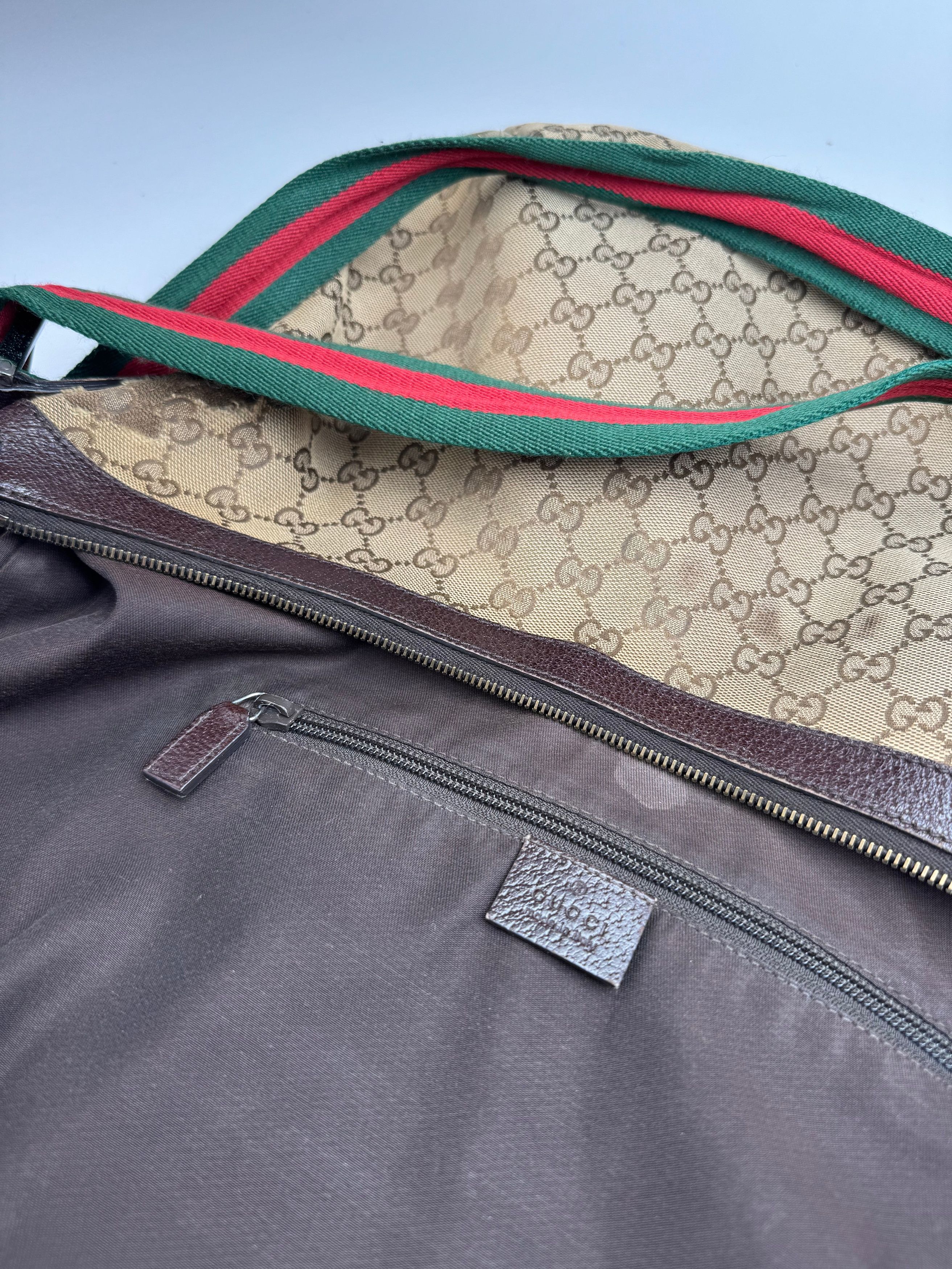 Gucci Vintage Monogram Croissant 2Way Bag beige Brown Size ONE SIZE - 6 Thumbnail