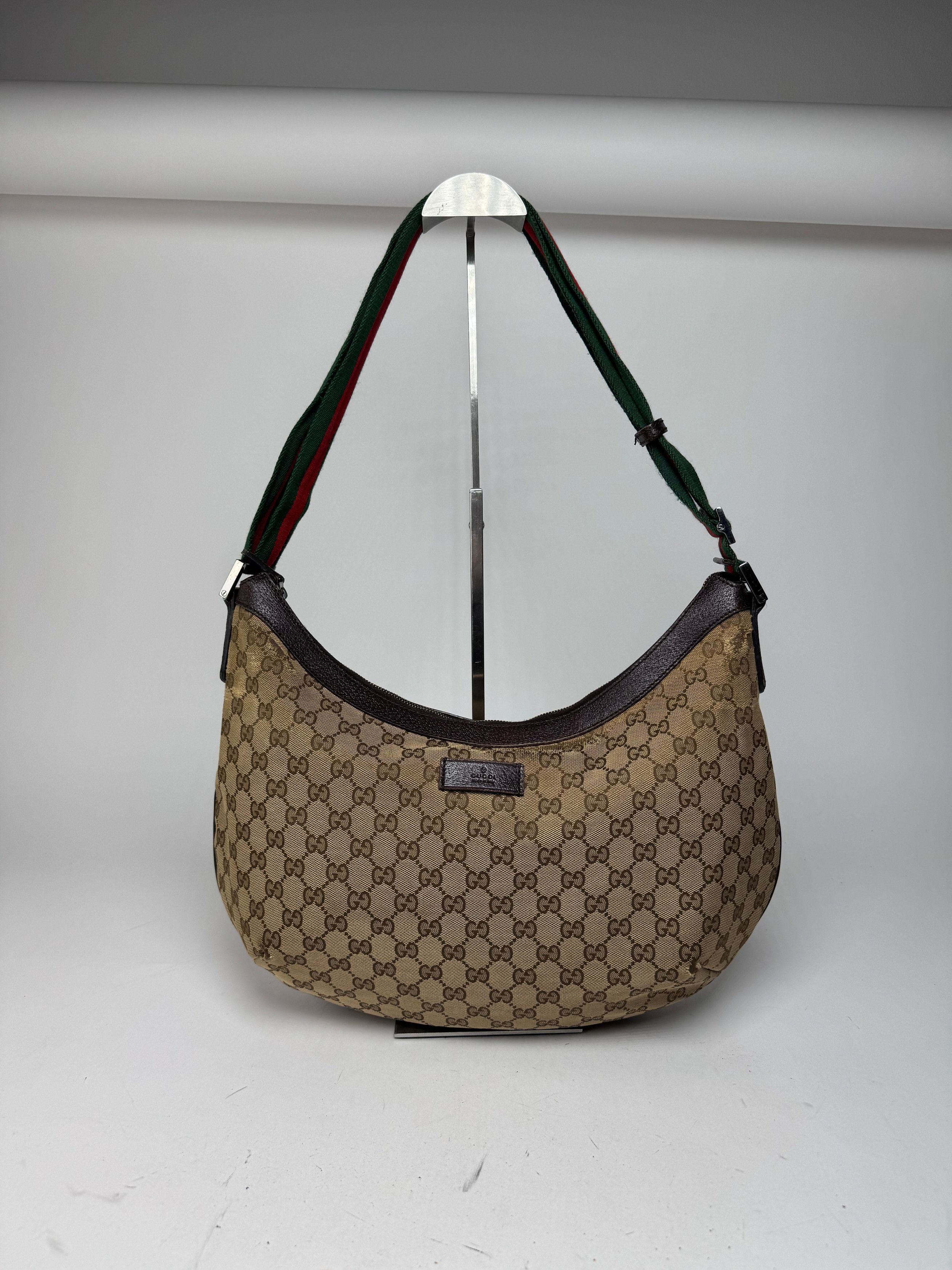 Gucci Vintage Monogram Croissant 2Way Bag beige Brown Size ONE SIZE - 9 Thumbnail