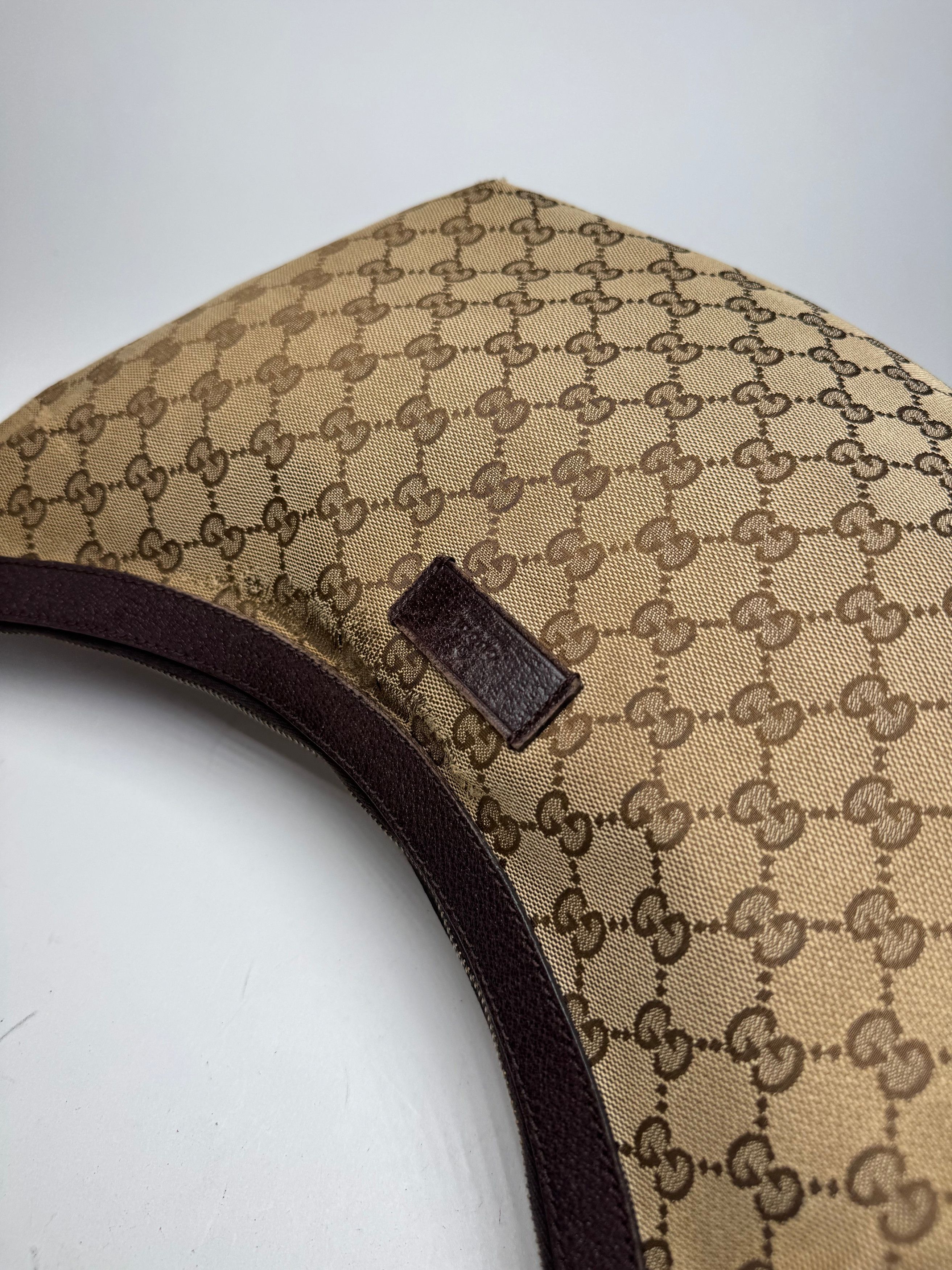 Gucci Vintage Monogram Croissant 2Way Bag beige Brown Size ONE SIZE - 12 Thumbnail