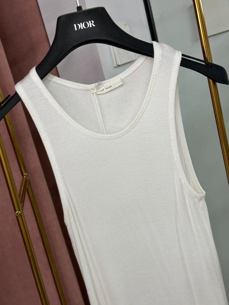The Row The Row White Sleeveless Tank Top - dmc Size US S / EU 44-46 / 1 - 2 Thumbnail