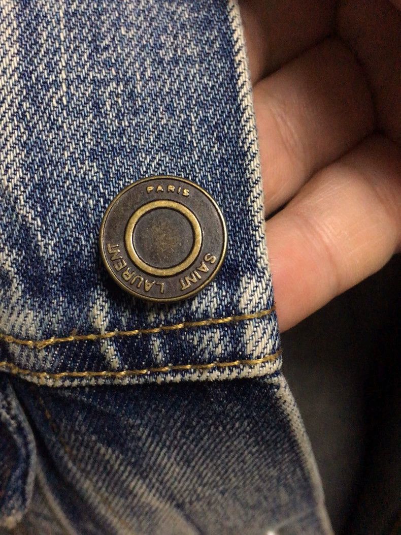 Saint Laurent Paris Saint Laurent Paris Denim Jacket M - dmc Size US M / EU 48-50 / 2 - 4 Thumbnail