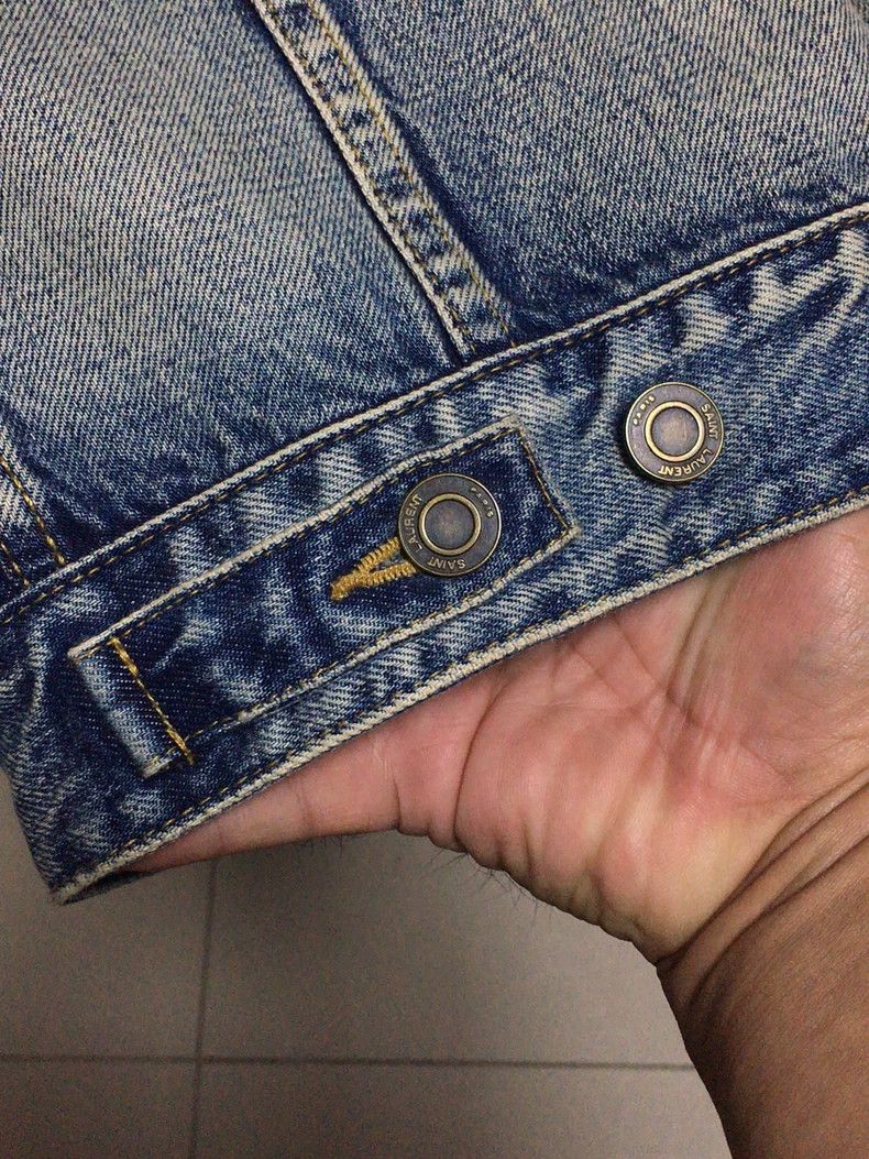 Saint Laurent Paris Saint Laurent Paris Denim Jacket M - dmc Size US M / EU 48-50 / 2 - 8 Thumbnail