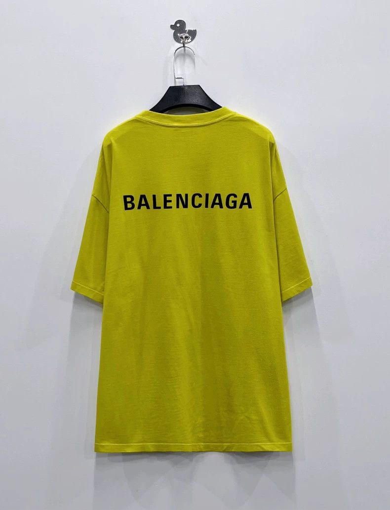 Balenciaga Balenciaga Logo Print Short Sleeve T-shirt - dmc Size US XL / EU 56 / 4 - 4 Thumbnail