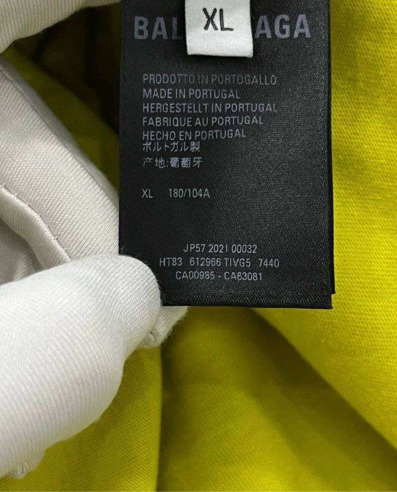 Balenciaga Balenciaga Logo Print Short Sleeve T-shirt - dmc Size US XL / EU 56 / 4 - 3 Thumbnail