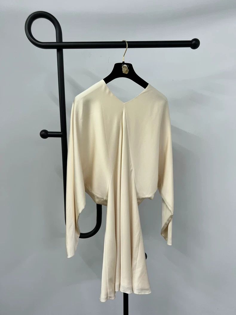 The Row The Row Champagne Silk Dress S - dmc Size US S / EU 44-46 / 1 - 2 Thumbnail