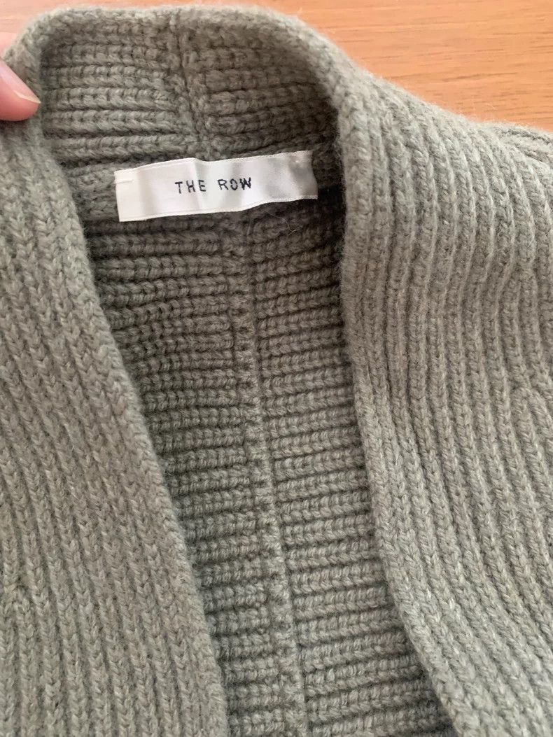 The Row The Row Green Cashmere Cardigan S - dmc Size US S / EU 44-46 / 1 - 2 Thumbnail