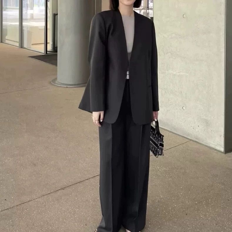 The Row The Row Collarless One-Button Blazer - dmc Size US S / EU 44-46 / 1 - 3 Thumbnail