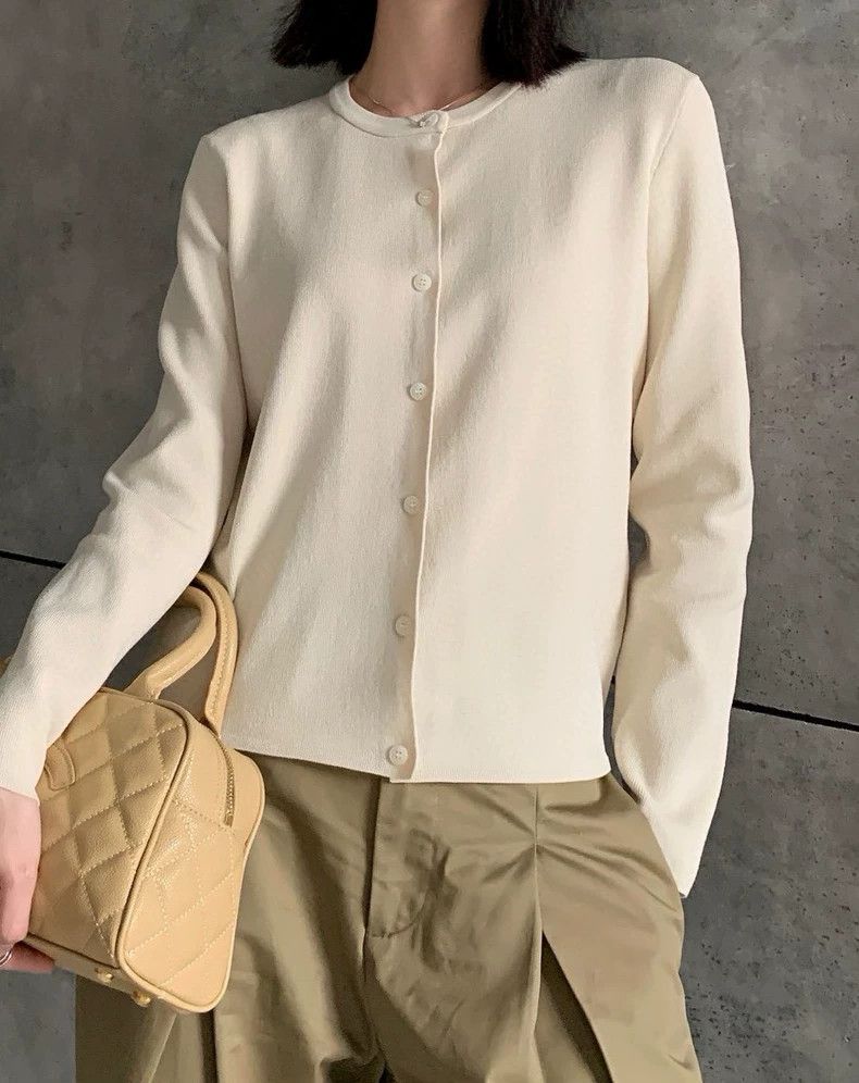 The Row The Row Beige Cardigan S Size - dmc Size US S / EU 44-46 / 1 - 5 Thumbnail