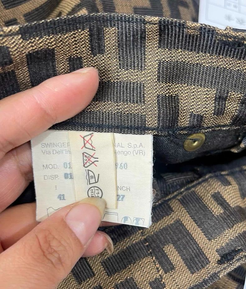 Fendi Fendi Monogram Colorblock Casual Pants - dmc Size US 26 / EU 42 - 6 Thumbnail