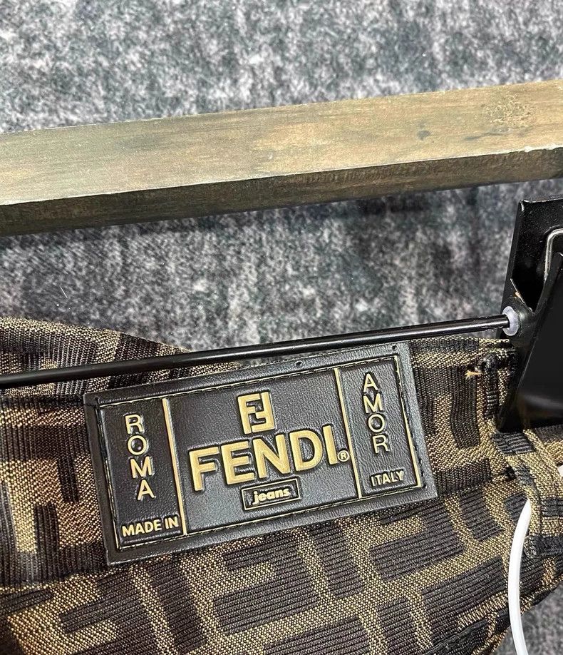 Fendi Fendi Monogram Colorblock Casual Pants - dmc Size US 26 / EU 42 - 5 Thumbnail