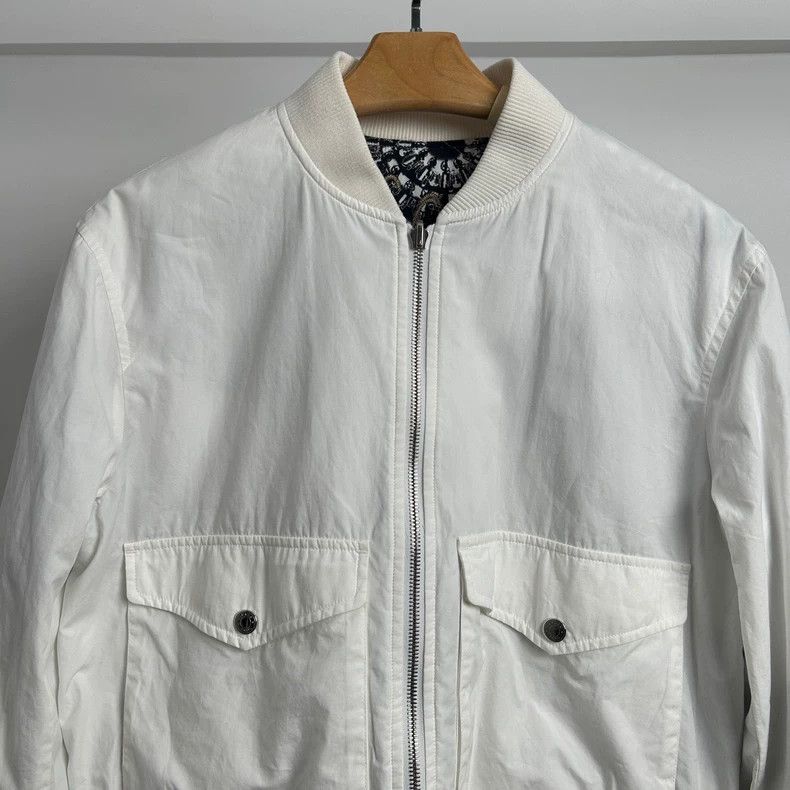 Hermes Hermes White Crewneck Baseball Jacket - dmc Size US S / EU 44-46 / 1 - 6 Thumbnail