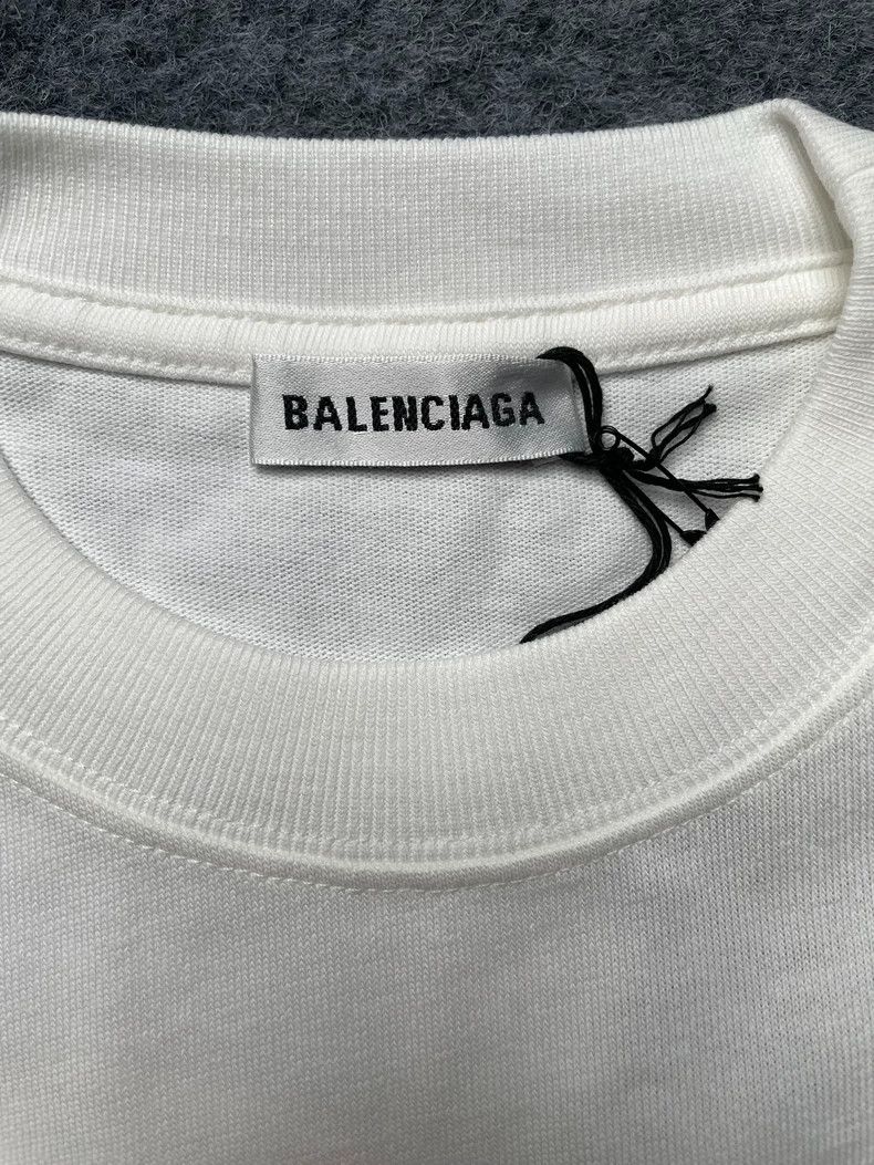 Balenciaga Balenciaga Mastercard White Short Sleeve Tee - dmc Size US S / EU 44-46 / 1 - 2 Thumbnail