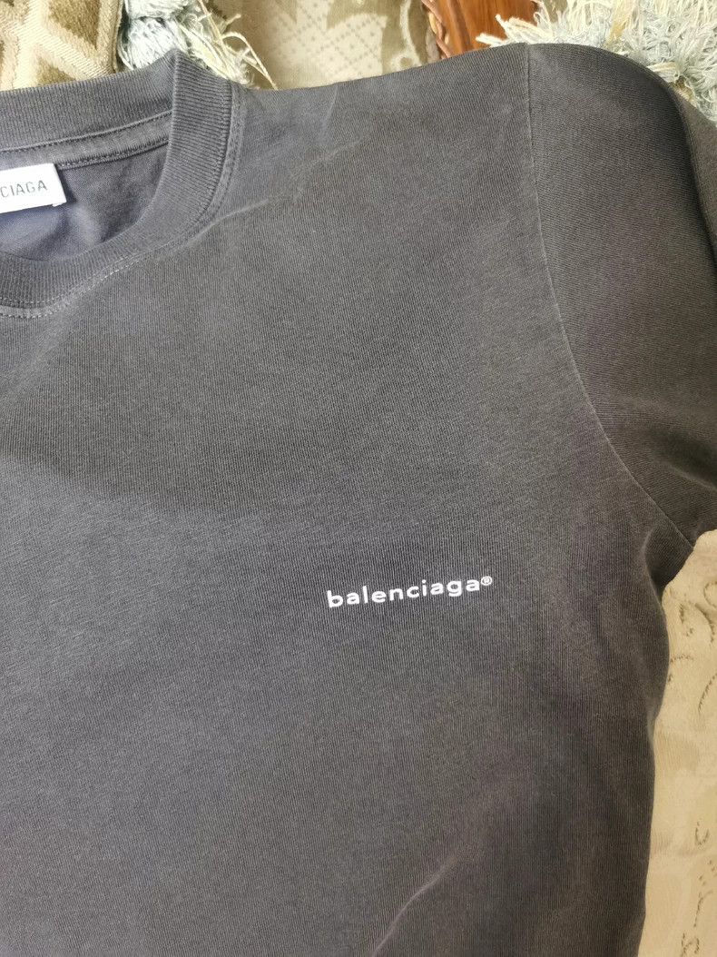 Balenciaga Balenciaga Limited Vintage Gray XS T-Shirt - dmc Size US XS / EU 42 / 0 - 2 Thumbnail