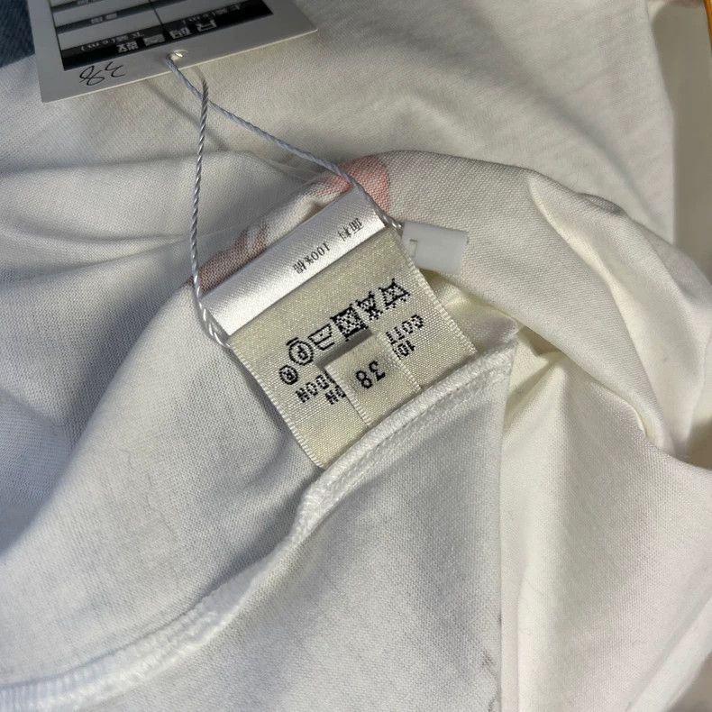 Hermes Hermes White Printed Short Sleeve Top - dmc Size US S / EU 44-46 / 1 - 4 Thumbnail