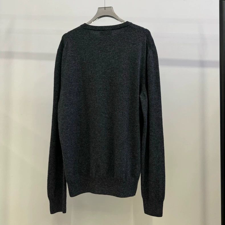Hermes Hermes Dark Gray Cashmere Sweater L - dmc Size US L / EU 52-54 / 3 - 2 Thumbnail